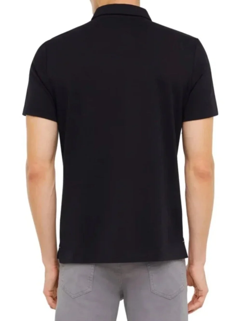 NWOT Banana Republic Men's M Black Polo Shirt 100% Cotton